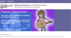 Desktop Screenshot of gitarrinchen.com