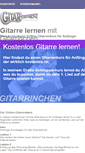 Mobile Screenshot of gitarrinchen.com
